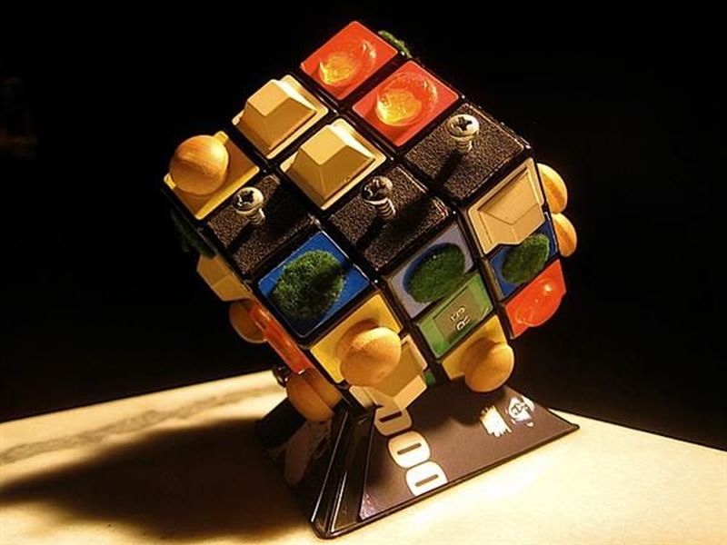 Rubik’s Cube designs giving food for your thought