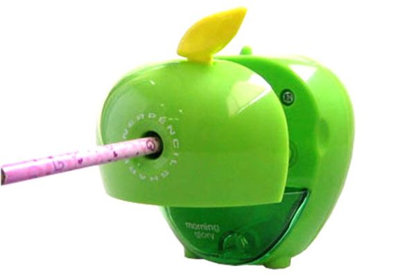 Apple pencil sharpener