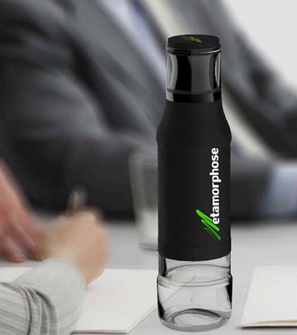 Metamorphose water filter bottle