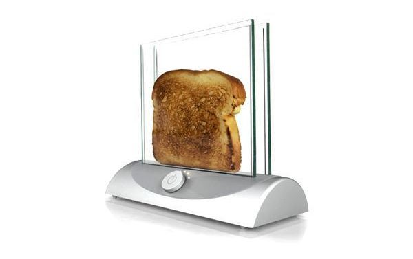 Transparent Glass Toaster