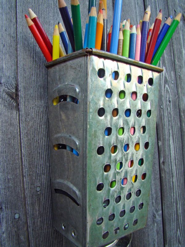 Vegetable Grater Pencil Holder