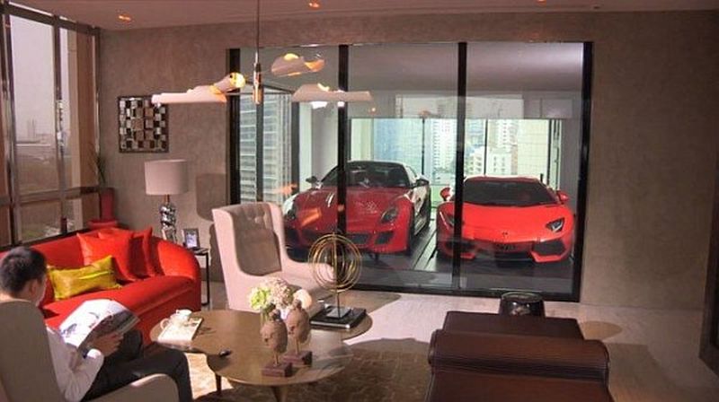 In-Room Car Parking at Hamilton Towers, Singapore